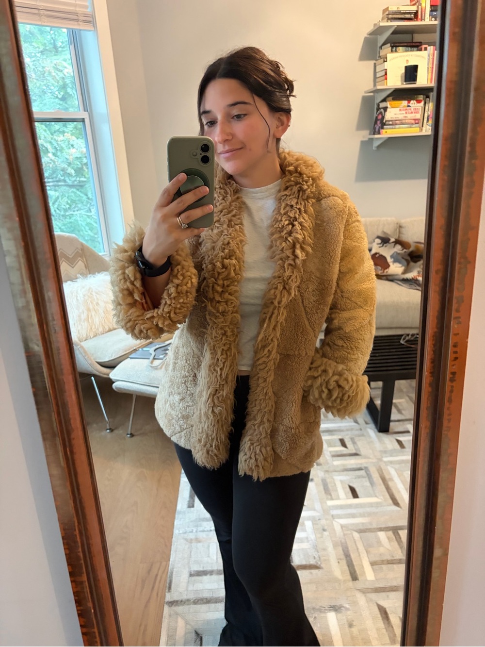 Vintage Sheepskin Jacket - Camel